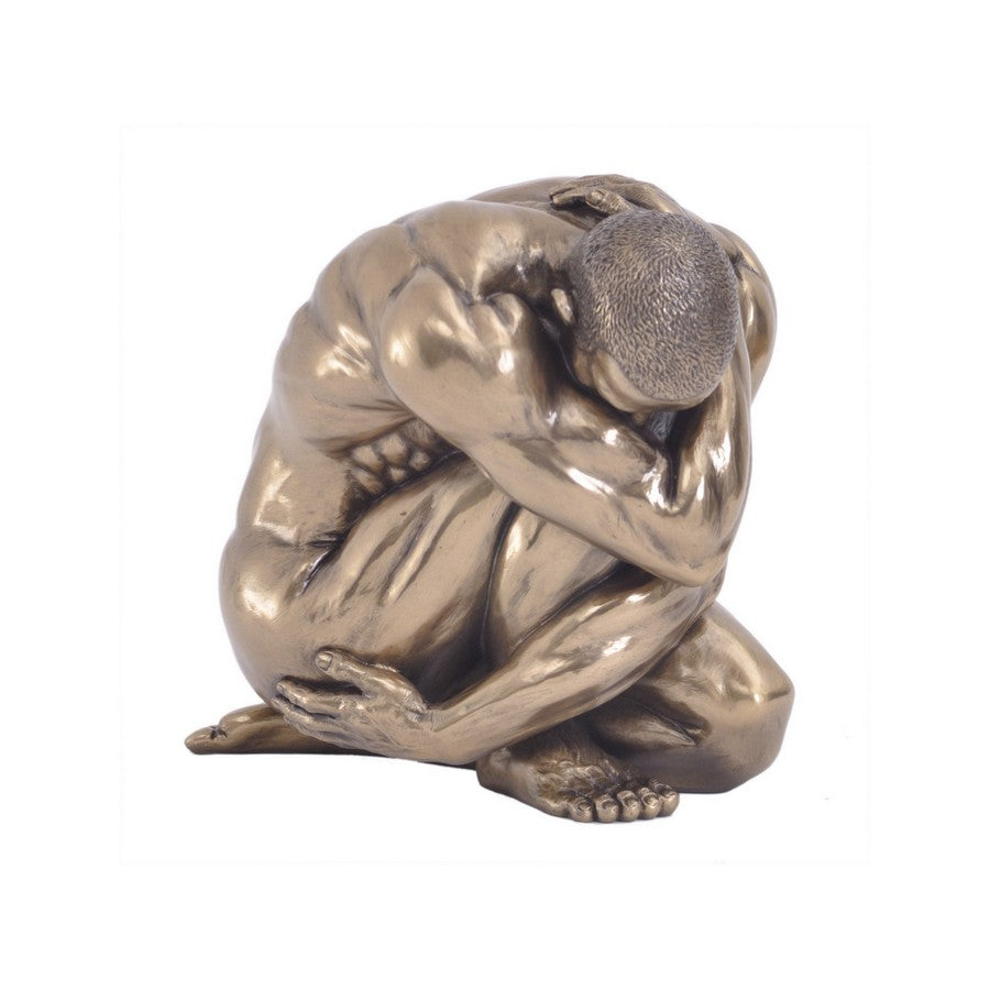 Keswick Male Nude Statue Clutching