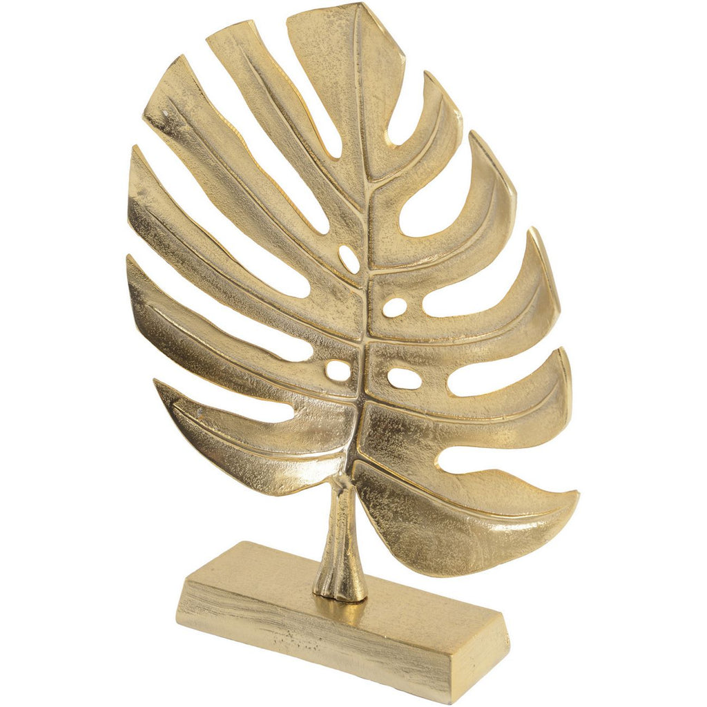 Monstera Gold Leaf Aluminium Sculpture