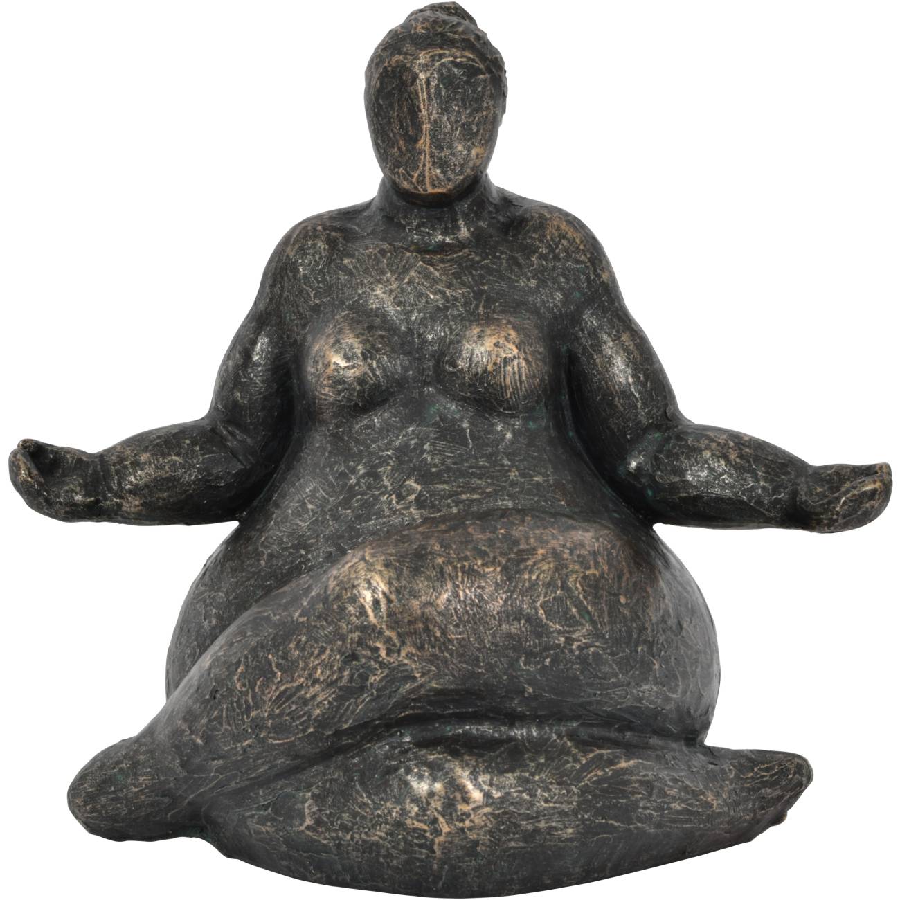 Freya Meditating Feminine Form Resin Sculpture