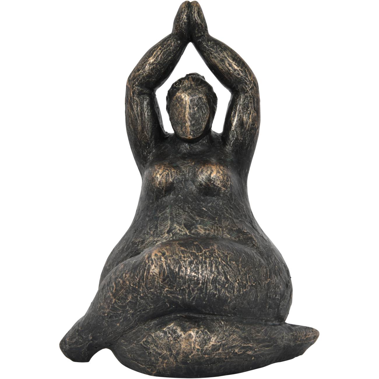 Iris Praying Feminine Form Resin Sculpture