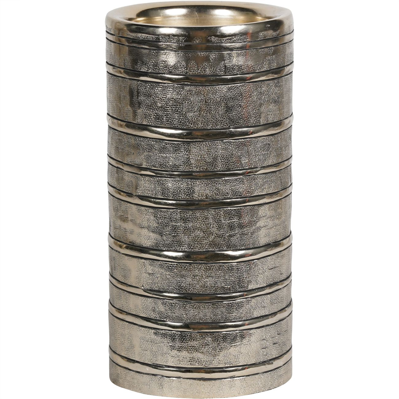 Gilver Rings Pillar Candle Holder 26cm