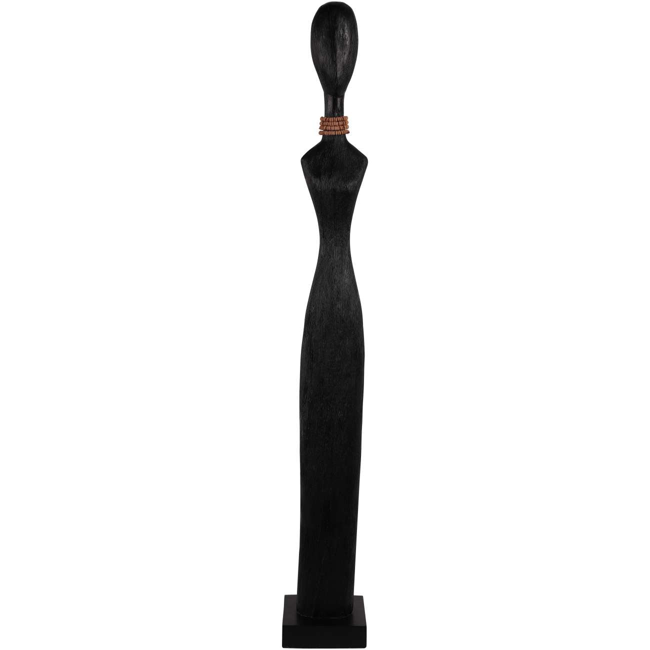 Abstract Female Sculpture Black Large