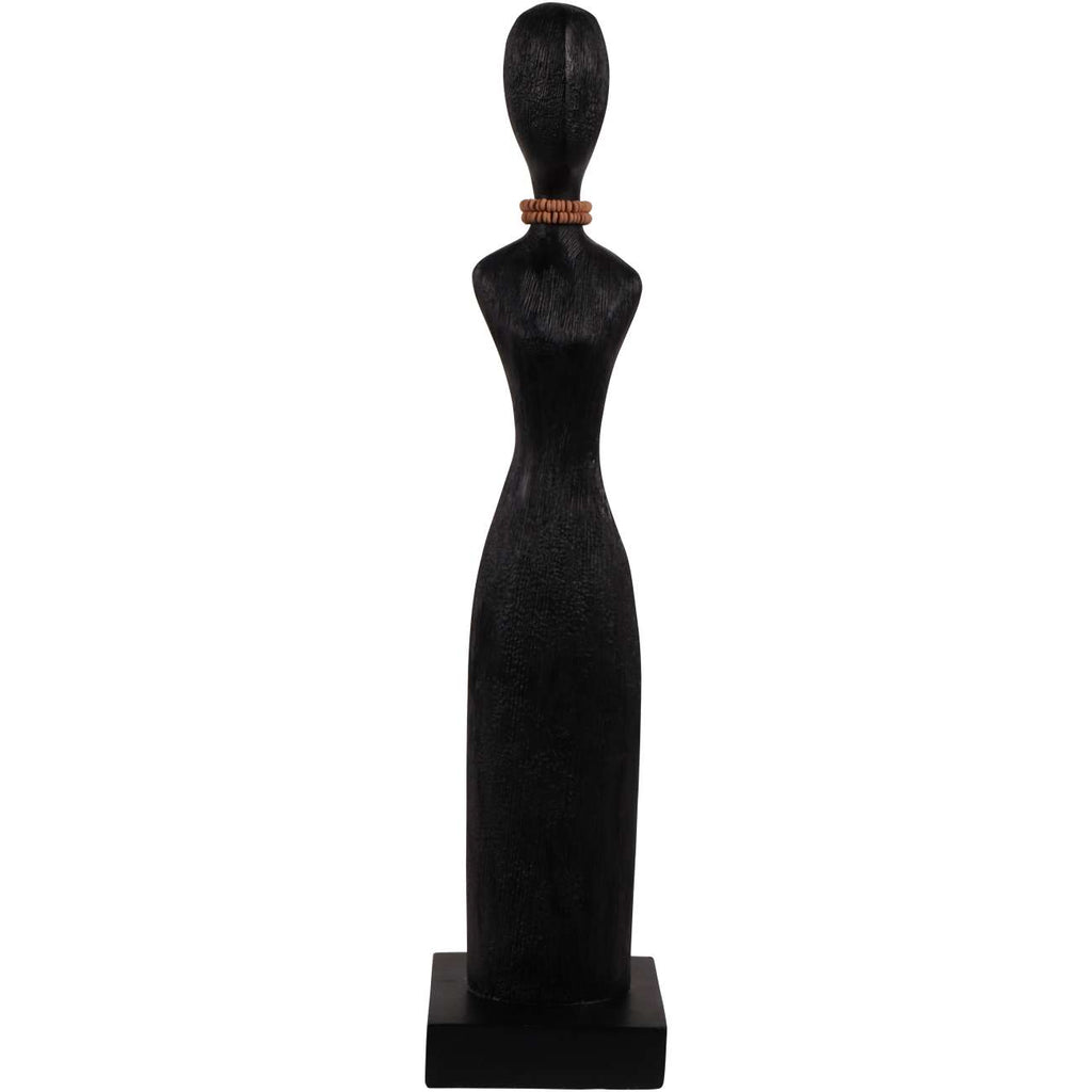 Abstract Female  Sculpture Black Small