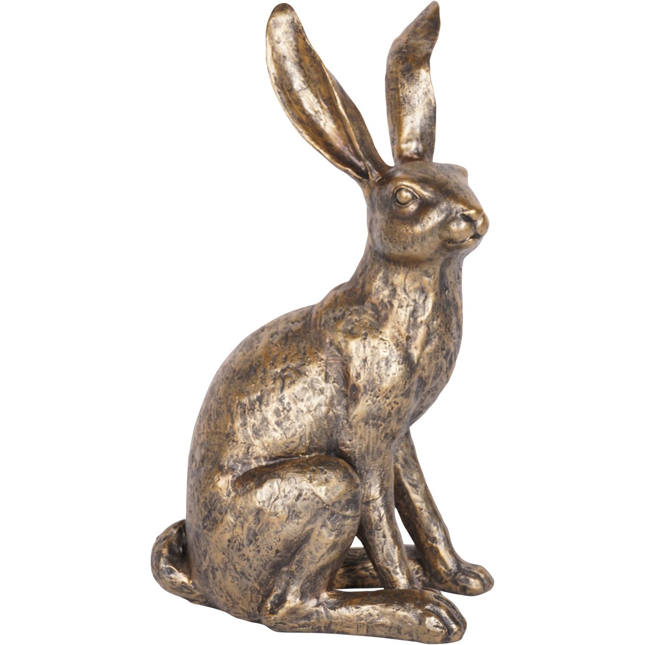 Laura Ashley Antiqued Large Sitting Hare Sculpture