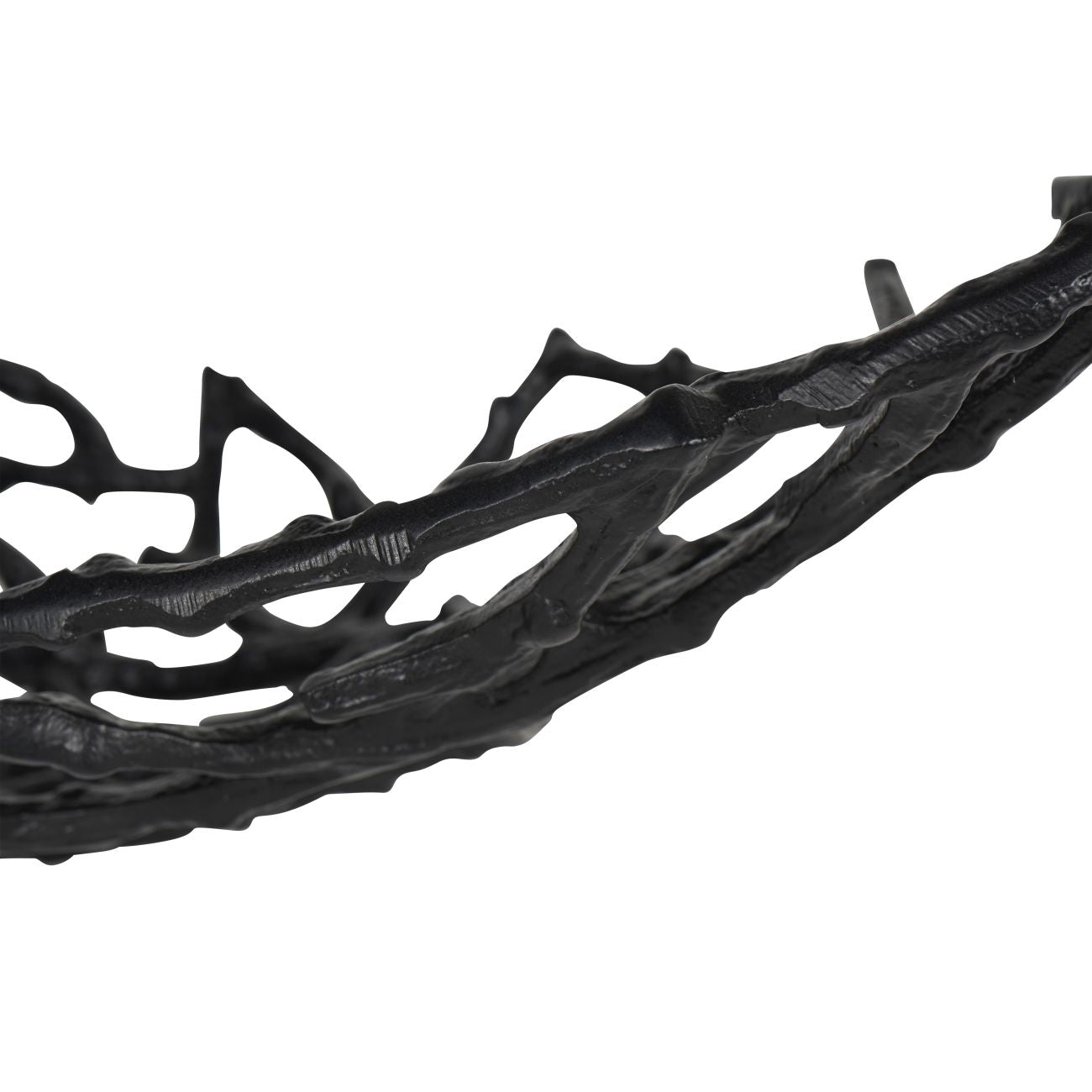 Twig Oval Bowl Black Small