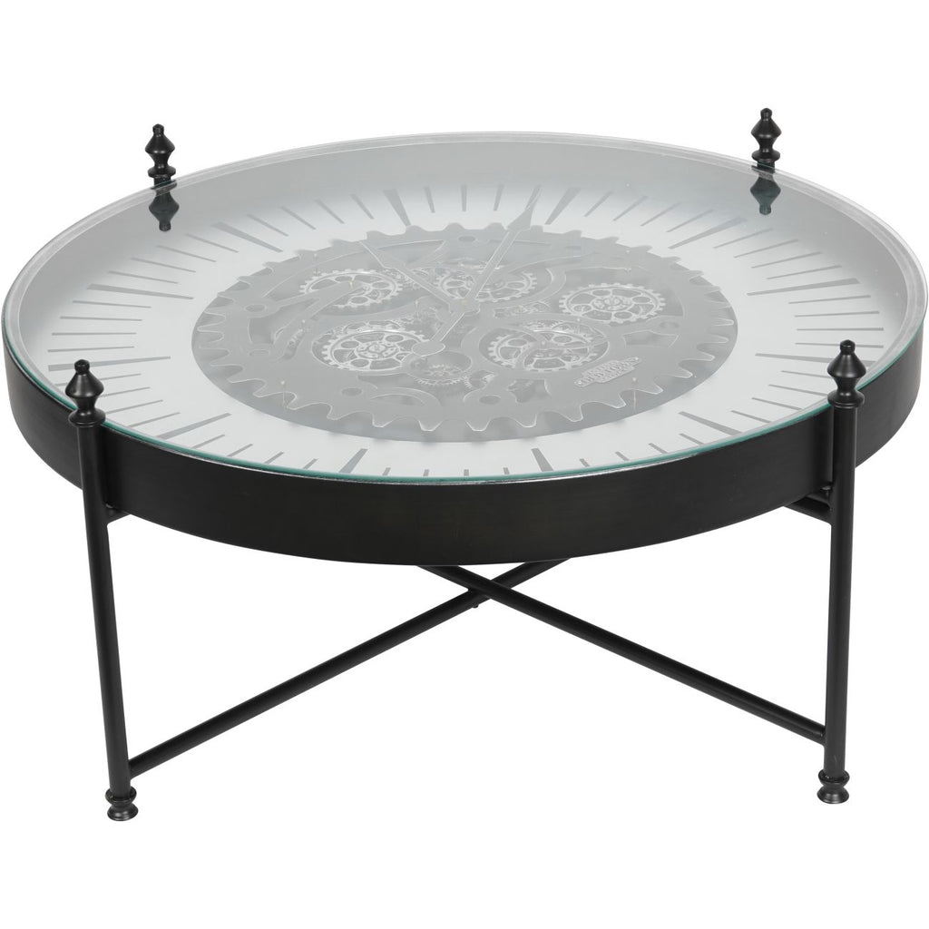 Palladium Coffee Table Black & Nickel