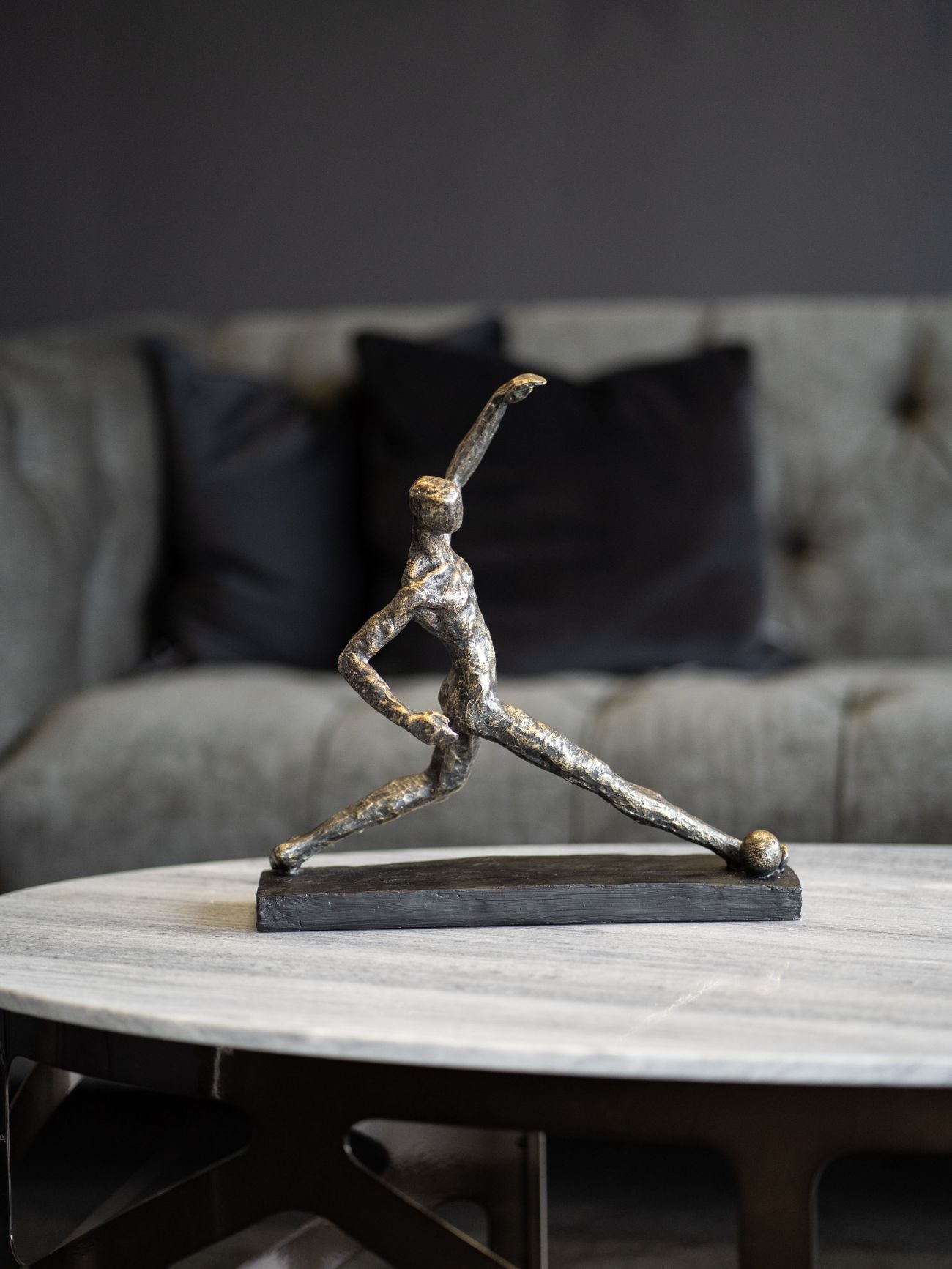 Football Player Sculpture