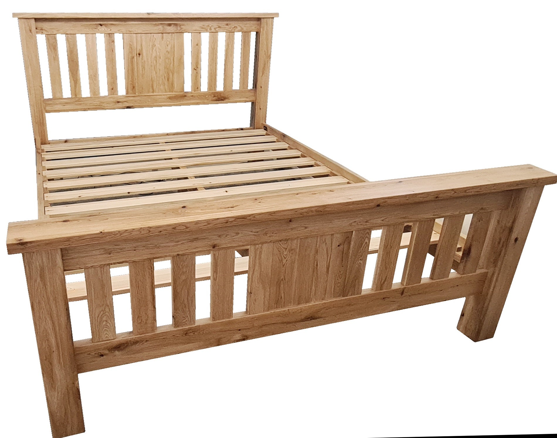 Chichester Slatted Oak Bed