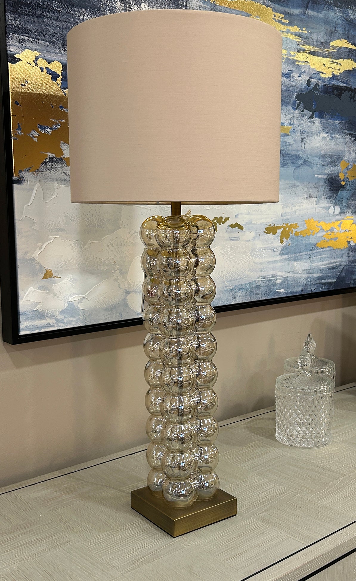 Glass Ball Lamp Latte Shade