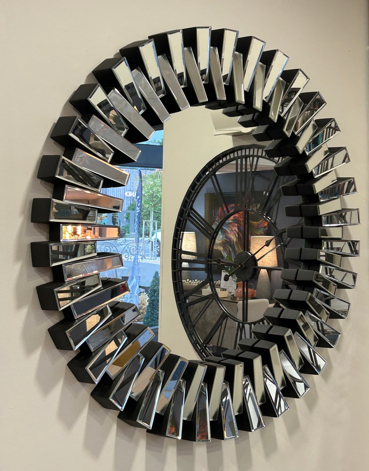 Round Pieced Mirror