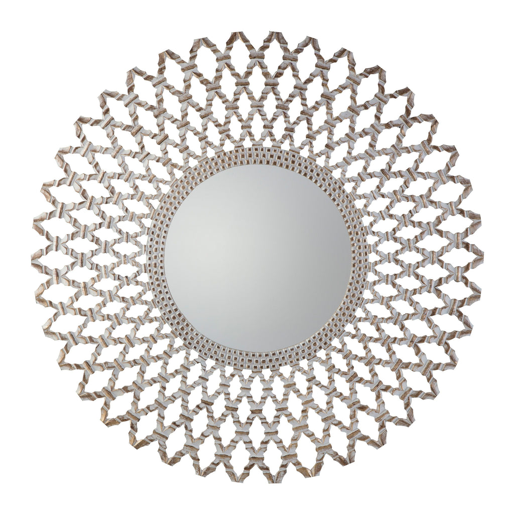 Lattice Round Mirror - Pavilion Interiors