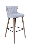 Pavilion Curved Button Bar Stool - Pavilion Interiors