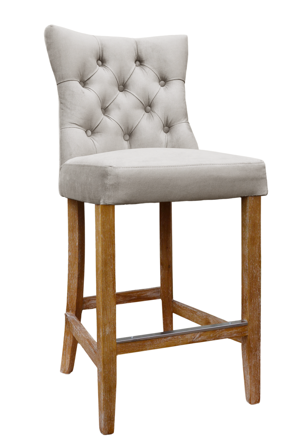 Pavilion Fan Back Bar Stool