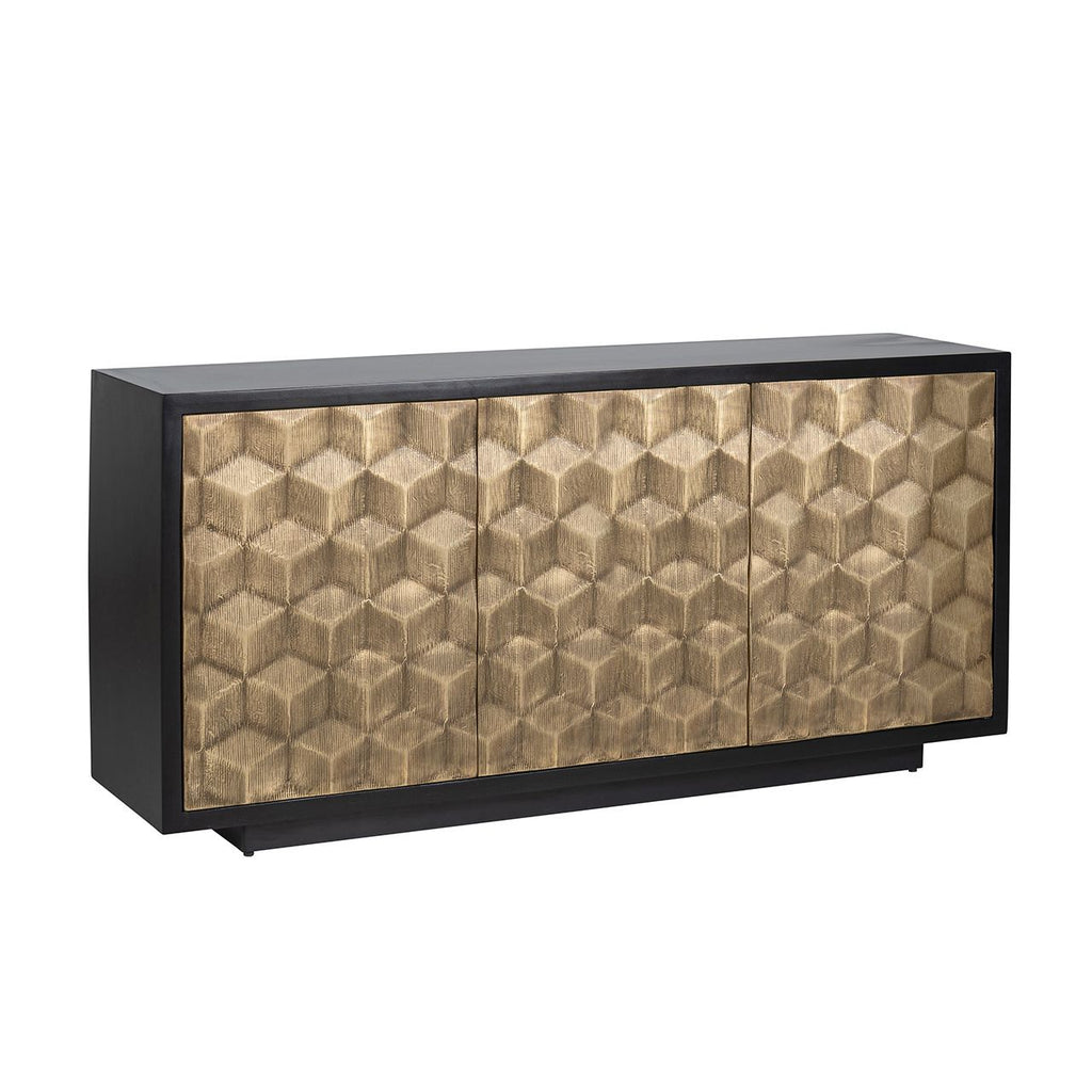 Gold & Black Framed Sideboard