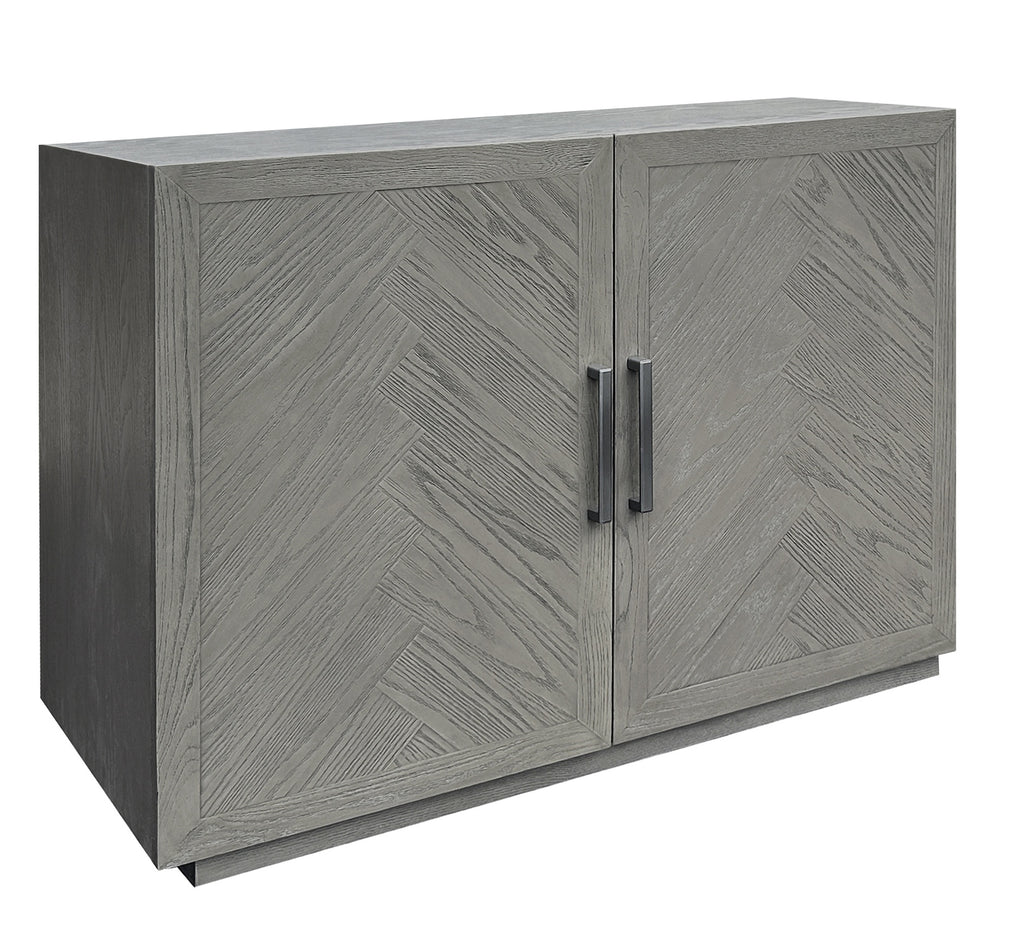 Herringbone Oak 2 Door Sideboard