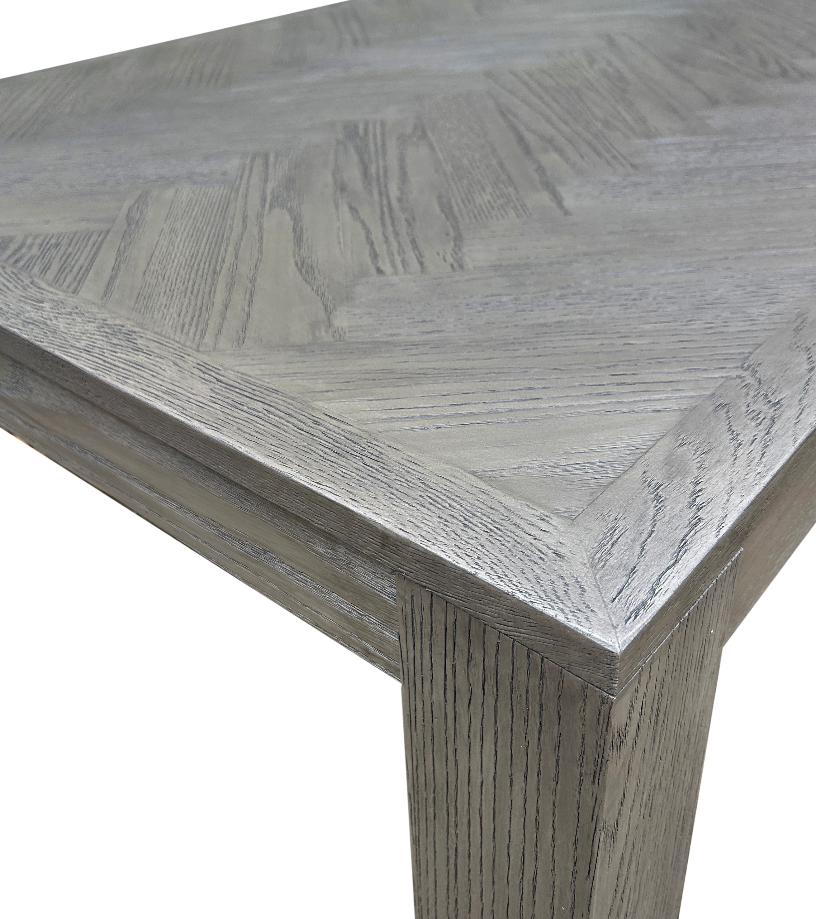 Restoration hardware herringbone 2024 dining table