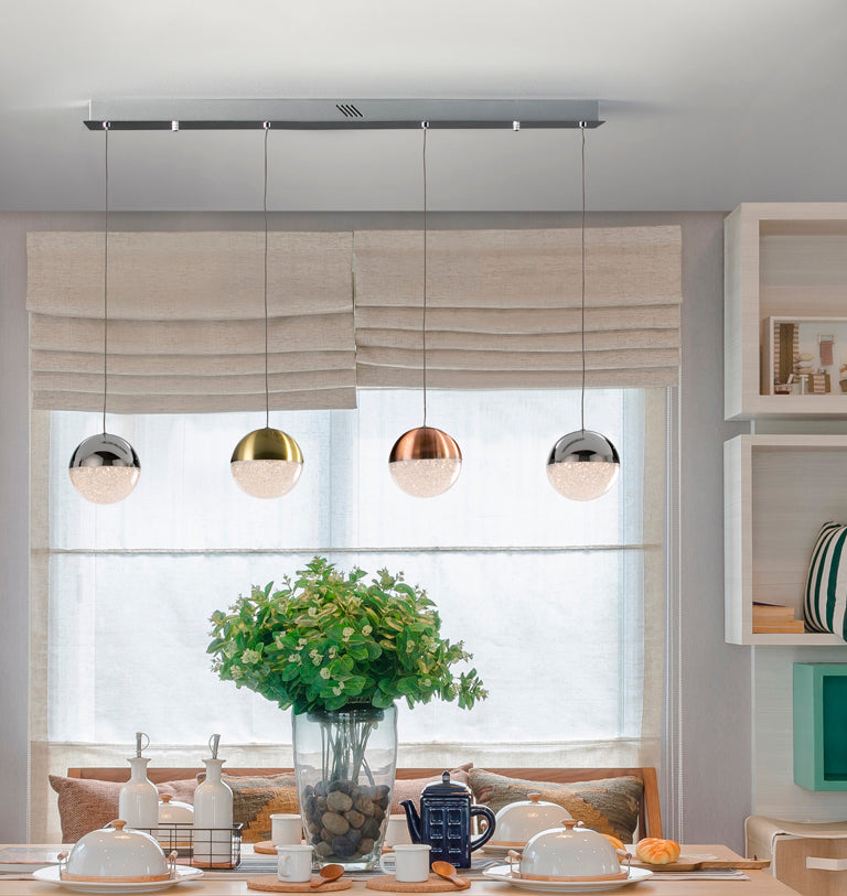 Orb Linear 4 Pendant Light