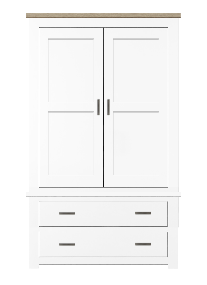 Lulworth Wardrobe with 2 Drawers