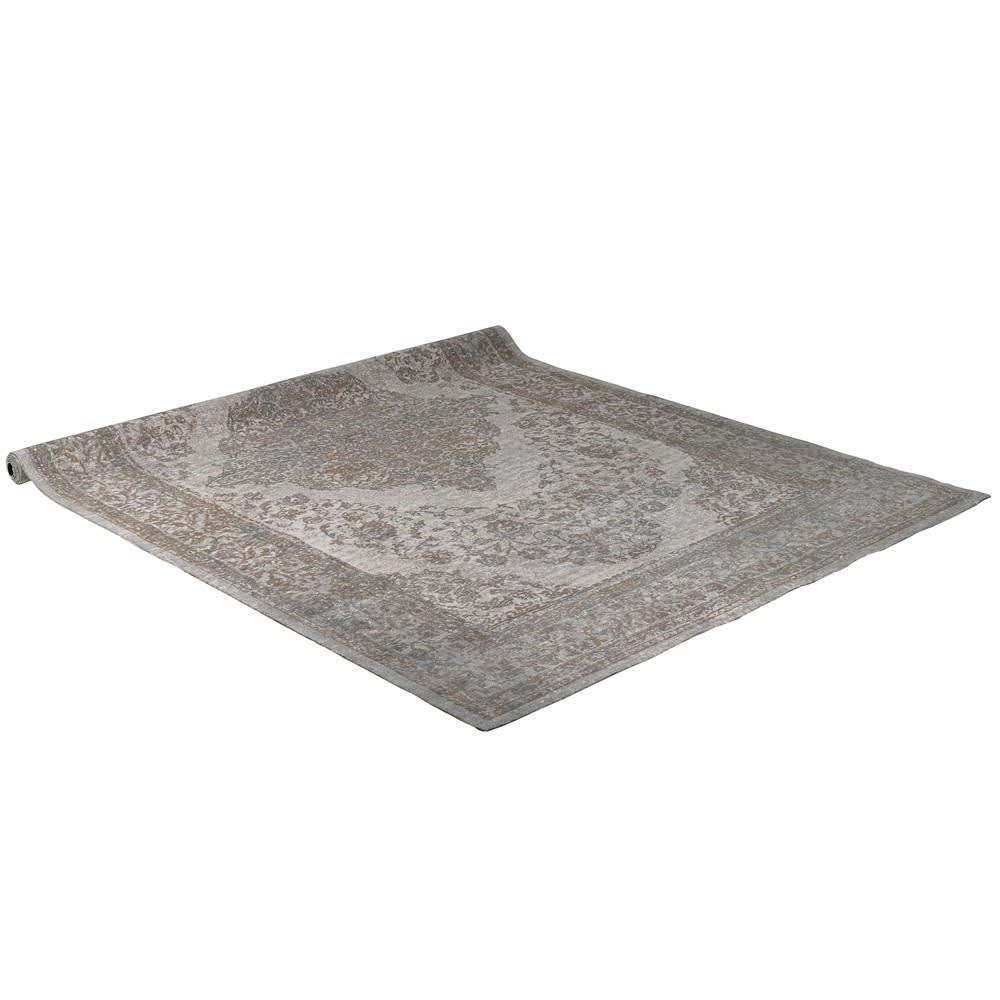 Large Sand Jacquard Rug - Pavilion Interiors